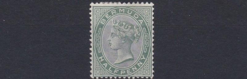 BERMUDA  1883 - 04         S G 21   1/2D   DULL  GREEN   MH       