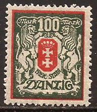 Danzig  #  107  Mint