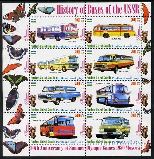 Puntland State of Somalia 2011 Buses of the USSR #1 perf ...