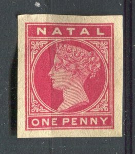 NATAL; 1890s-00s classic QV issue mint POSTAL STATIONARY PIECE