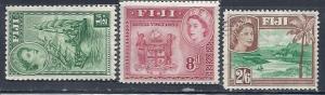 Fiji #147,155,& 159 (M&U) CV $4.65