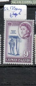 CAYMAN ISLANDS QEII 9D  FISHING   SG 173     MOG      P0326H