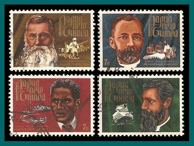 Papua New Guinea 1972 Christmas, used #355-358,SG227-SG230