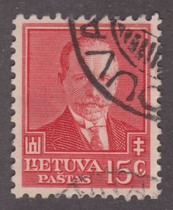 Lithuania 283 Pres. Antanas Smetona 1934