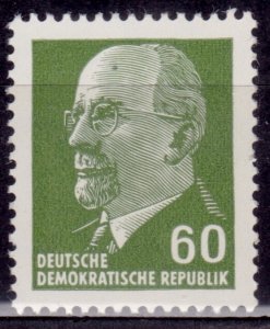 DDR, East Germany, 1964, President Walter Ulbricht, 60pf, sc#589, MNH