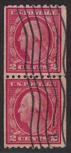 US Scott #450 Used Vertical pair VF