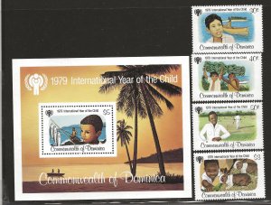 DOMINICA SC# 613-17  FVF/MNH