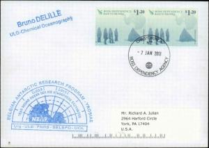 2013 NEW ZEALAND ROSS DEPENDENCY WITH BELGIUM ANTARCTIC EXPEDITION CACHET