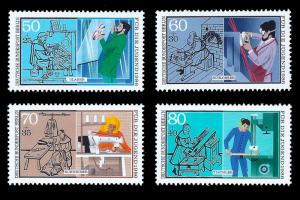 Germany, West Berlin 1986 Sc 9NB238-41 MNH Tradesmen