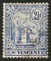 St. Vincent 93, used. 1907. (S1172)