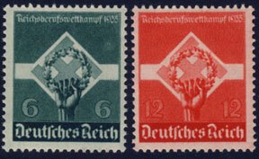 Scott #454-5 Swastika MNH