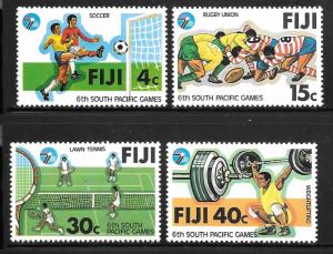 Fiji 405-408: South Pacific Games, MH, F-VF