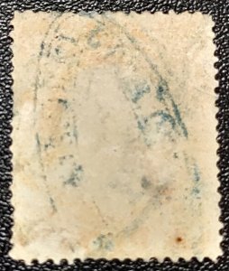 Scott Stamp# 38 - Used 1860 30¢ Franklin.  Very Well-Centered.  SCV $500.00