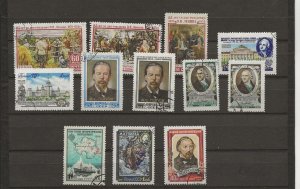 Russia 1955-57 six sets (12 stamps) see description  used