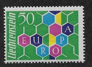 LIECHTENSTEIN SC# 356  FVF/MNH 1960