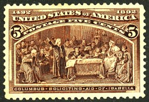 U.S. #234 MINT OG HR