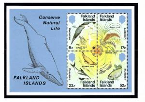 Falkland Is 415a MNH 1984 Marine Life Conservation S/S