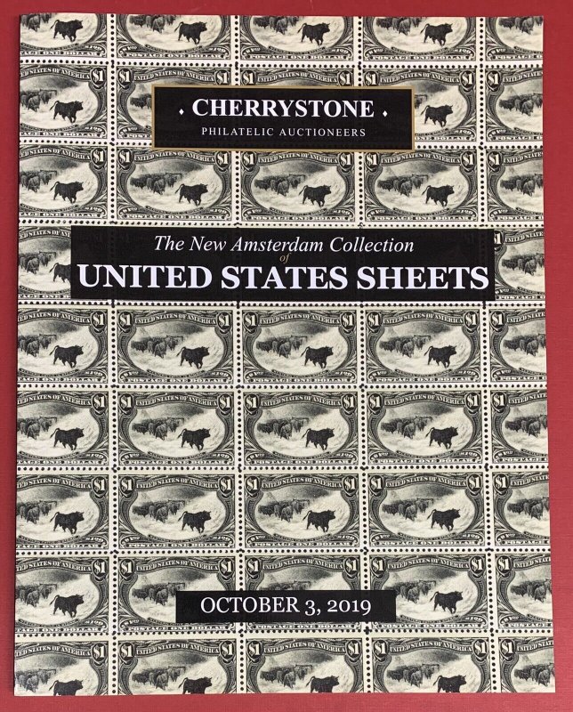 The New Amsterdam Collection of U.S. Sheets, Cherrystone, October 3, 2019 