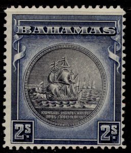 BAHAMAS GV SG131b, 2s brownish black & indigo, M MINT. Cat £15.