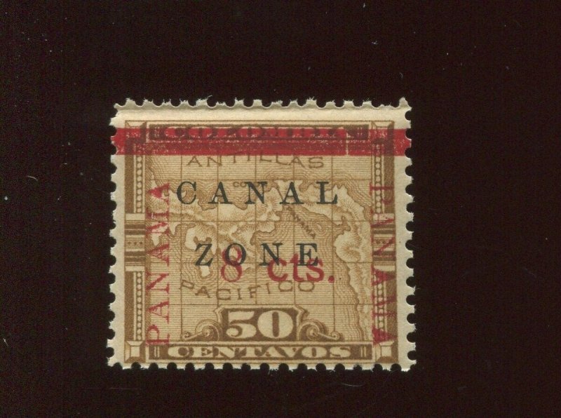 Canal Zone 20 Antique Z of ZONE Variety Mint Stamp  BX4642