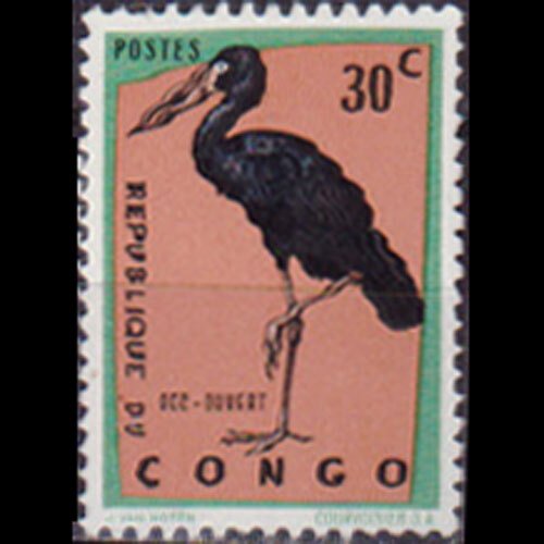 CONGO DR. 1963 - Scott# 431 Bird-Openbill 30c NH