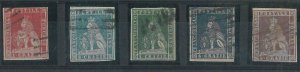 55183 - ANTICHI STATI: TOSCANA Tuscany - Sassone 4 / 8 - USATI used - BELLI!!