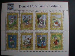 MALDIVES STAMP-1994 SC#2060a DONALD DUCK FAMILY PORTRAITS -DISNEY CARTOON MNH