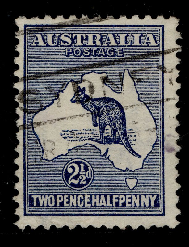 AUSTRALIA GV SG4, 2½d indigo, FINE USED. Cat £23.