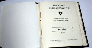 Vatican Lighthouse hingeless album  (1852-1976) in New condition