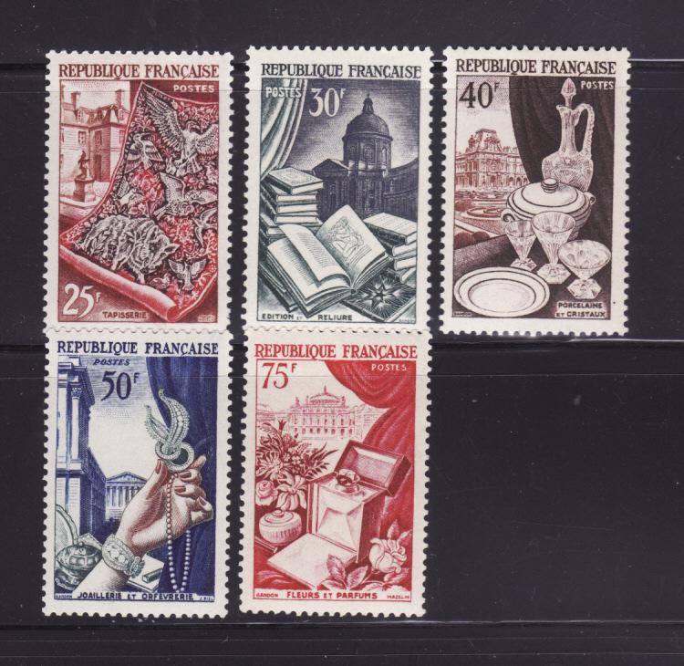 France 711-715 Set MNH Industries