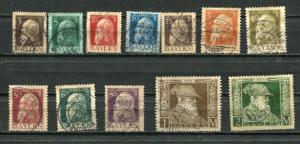 Germany Bayern 1911 Mi 76-87  Used  3935