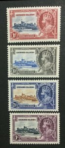 MOMEN: LEEWARD ISLANDS SG # 1935 MINT OG H LOT #198634-6193