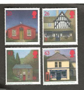 1997 Great Britain SC#1767-1770  Sub Post Office buildings MNH stamps