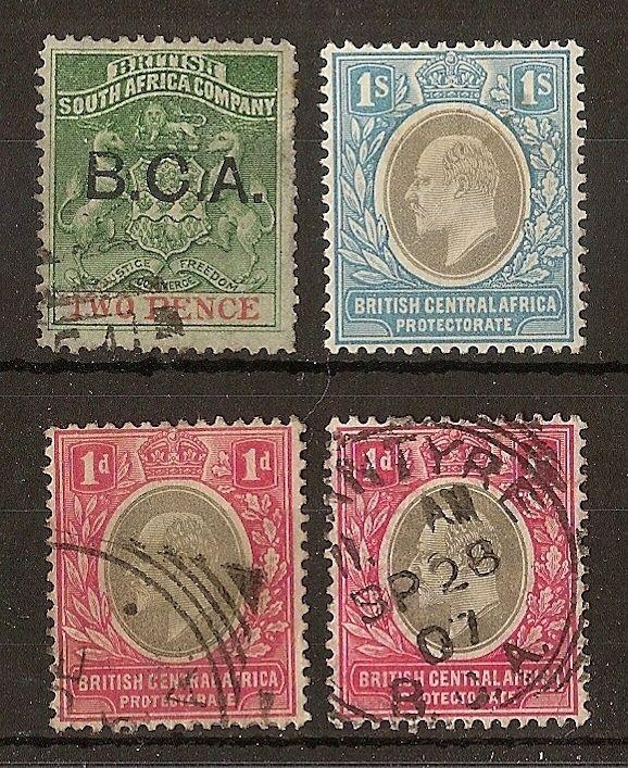 Br Central Africa 1891-1907 Cat£15 (4v)