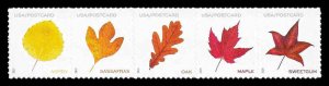 PCBstamps  US #5966/5970a Strip $2.80(5x{56c})Vibrant Leaves, MNH, (12)