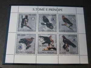 St. Thomas & Prince Islands 2003 Sc 1516 Bird set MNH