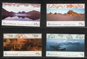 AUSTRALIA Scott 1485-1488  MNH** Landscape Heritage stamp set