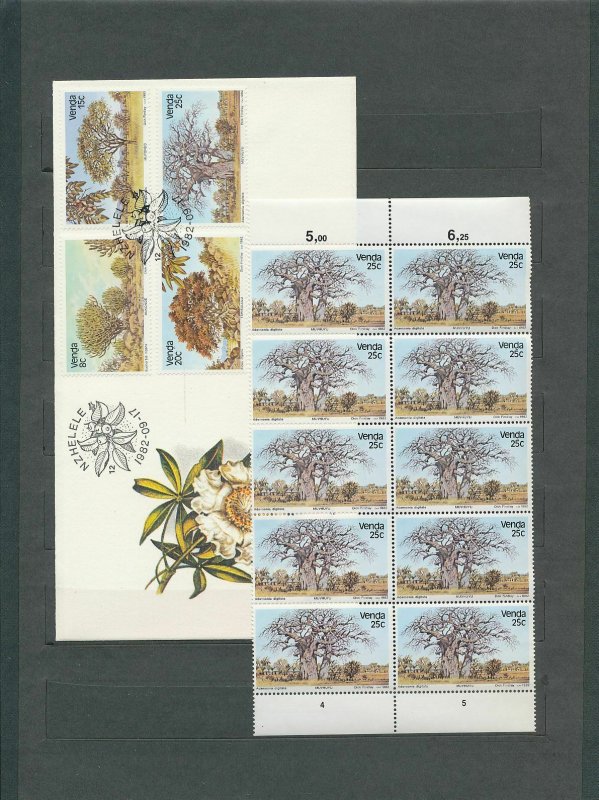 South Africa Venda Trees Transkei MNH(160+Covers Cardsx10(W1667