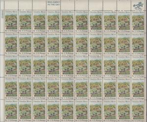 US #1370   Grandma Moses  Full sheet of 50  MNH