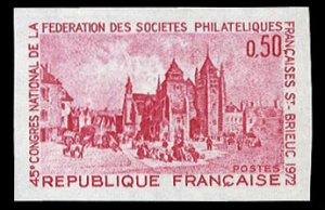 France, 1950-Present #1344 (YT 1718) Cat€17, 1972 45th French Philatelic Fe...