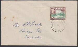 FIJI 1954 cover GVI 2/6d Lautoka cds........................................F913