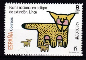 Spain, Fauna, Animals, Lynx, EUROPA MNH / 2021