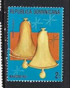 DOMINICAN REPUBLIC 852 VFU CHRISTMAS Z4-105-9