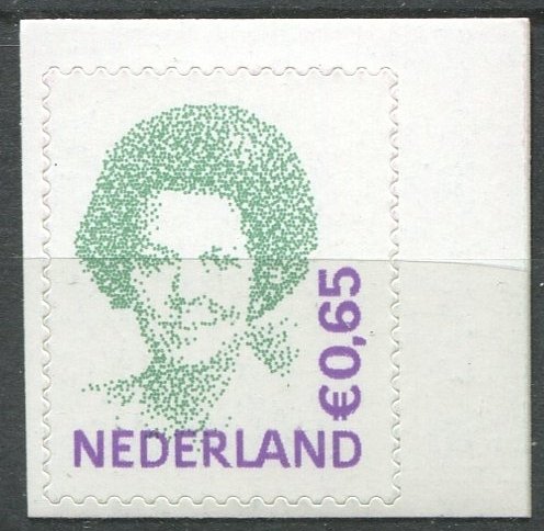 Netherlands Sc#1098 MNH, 65c grn & vio, Queen Beatrix - 2002-2003 - Type 'Inv...