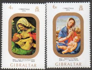 Gibralter  Scott 314-315  MNH  Complete