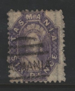 Tasmania Sc#32a Used Perf 11.5