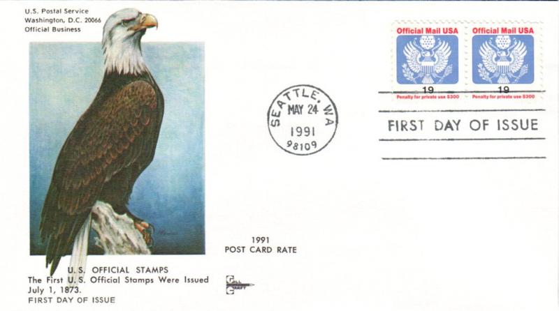 #O147 Official - Eagle Gillcraft FDC