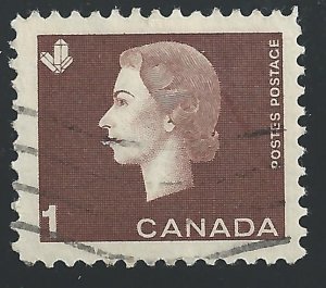 Canada #401 1c Queen Elizabeth II and Mineral Crystals