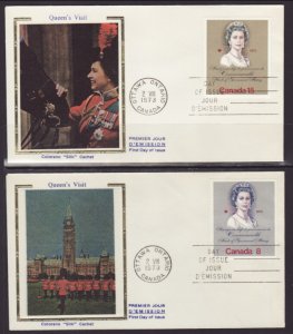 Canada 620-621 QEII S/2 Colorano U/A FDC