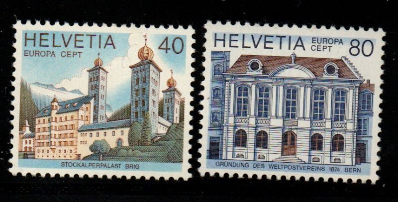 Switzerland Sc 627-28 1977   Europa stamp set mint NH